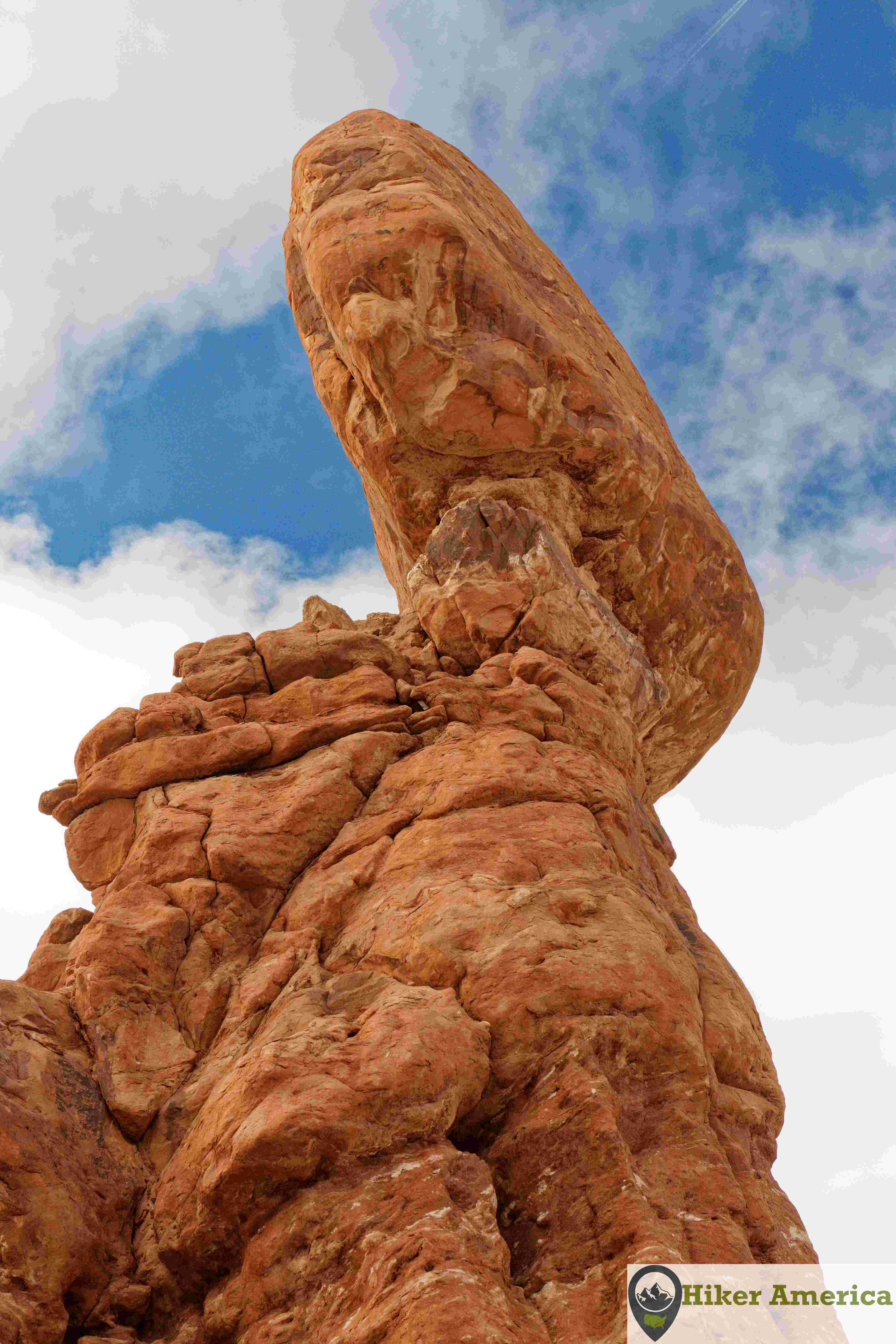 Another look of Balanced Rock with different clouds.